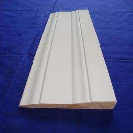 White Wood Baseboard Đúc vật liệu thân thiện với môi trường cho cửa sổ